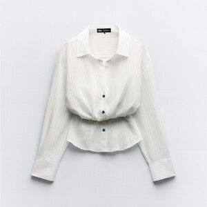 NWT Zara tailored striped shirt